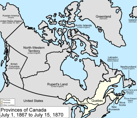 Canadian Territory at Confederation