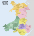 Bawdlun am Cantrefi a chymydau Cymru