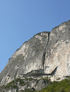 Castel San Gottardo in the rocks