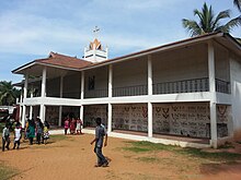 Cemetery Vault at the church Cemetery Vault at Vettukad Madre De Deus Church Vettukad.jpg