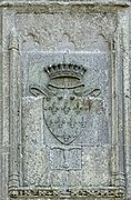 Blason des Chateaubriand sur la façade.