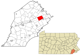 Localização de East Whiteland Township