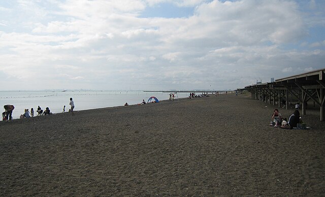 The Beach of Mihama-ku