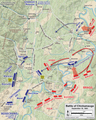 September 18 movements on the eve of the Battle of Chickamauga