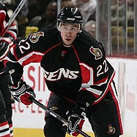 Kelly during his 300th game with the Senators. Chris Kelly - Ottawa.jpg