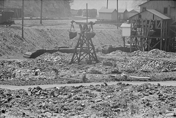 A coal breaker in Pike County in 1938