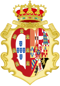 Coat of Arms of Carlota Joaquina of Spain, Queen of Portugal.svg