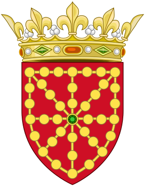 Coat of Arms of the Kingdom of Navarre.svg