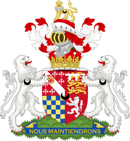 Coat of arms of the Earl of Suffolk.svg
