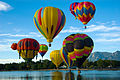 Hot air balloons