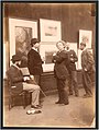Commissie van Beheer over de Kunstzalen van Arti et Amicitiae; v.l.n.r. Geo Poggenbeek, Nicolaas Bastert, F.M. Heyl, Hein Kever en George Breitner, 30 maart 1893.