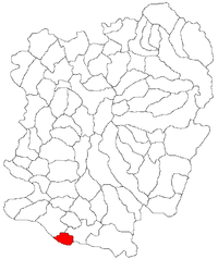 Location in Caraș-Severin County