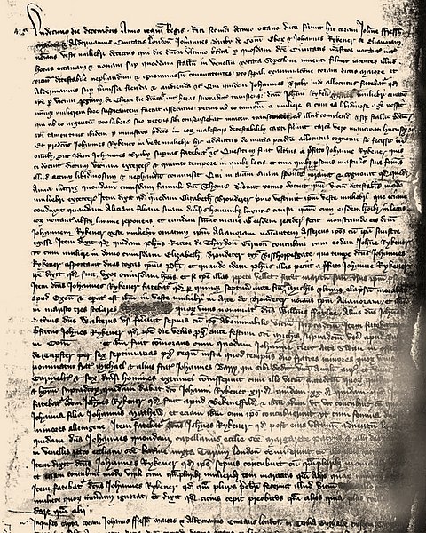 File:Corporation of London Records Office, Plea and Memoranda Roll A34, m.2 (1395).jpg