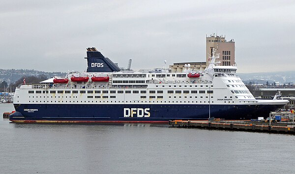 Image: Crown Seaways IMO 8917613 F Oslo 24 03 2023