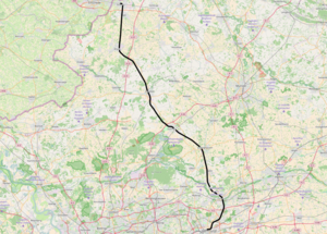Line of the Dortmund – Enschede railway line
