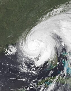 Debby a son apex approchant de la région de Big Bend Coast en Floride la nuit du 4 au 5 août.