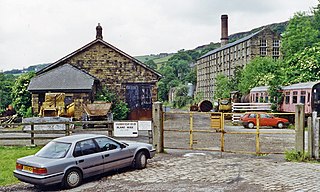 Delph railway station