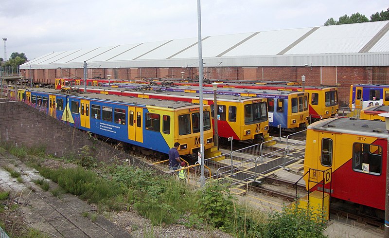 File:Depot yard, Tyne and Wear Metro depot open day, 8 August 2010 (1) (crop).jpg