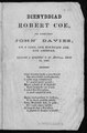 Dienyddiad Robert Coe, am lofruddio John Davies, yn y coed, ger Mountain Ash, ger Aberdar - cymerodd y dienyddiad le yn Abertawy, Ebrill 12, 1866, (gan) Ann Owen (IA wg35-2-344).pdf