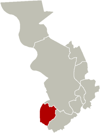 Districtul Hoboken pe harta Antwerpenului