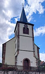 The Protestant church in Durstel