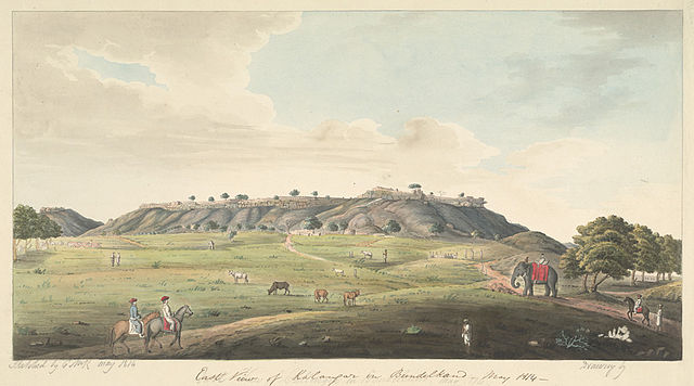 A view of Kalinjar Fort