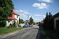 Čeština: Východní část Jáchymova s kaplí, Velká Bíteš, okr. Žďár nad Sázavou. English: East part and chapel in Jáchymov, Velká Bíteš, Žďár nad Sázavou District.