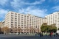 * Nomination: Edificio del Ministerio de Defensa Nacional, Santiago, Región Metropolitana, Chile --Carlos yo 11:09, 12 March 2023 (UTC) * Review Good quality, but needs perspective tweaking (e.g., on the right side), and CA around the lamp-post on the left needs fixing --Mike Peel 11:47, 12 March 2023 (UTC)