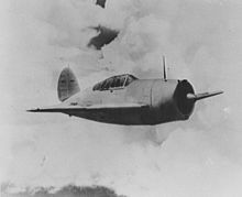 Un Buffalo della serie F2A-1, in volo.