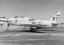 An FJ-4B of VMF-232 in 1958. FJ-4B VMF-232 NAN9-58.jpg