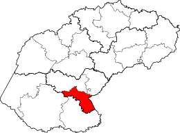 Municipalité de Naledi locale - Carte