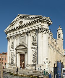 Facade Chiesa dei Gesuati Venice from east 2012.jpg