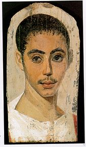 Portrait d'un jeune Égyptien du Fayoum (environ 160 ap. J.-C.)