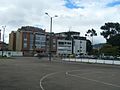 Basketball courts and skating course in "Parque Central Federmán"