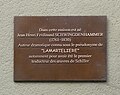 Plaque sur la maison natale de Jean Henri Ferdinand Schwingdenhammer.