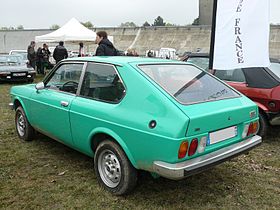 Vue arrière de la Fiat 128 3P (1975)