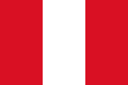 Flaggn von Peru