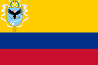  Primera bandera de la Gran Colombia, entre 1819 y 1820.[88]​