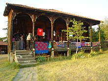 Folk architecture in the Tbilisi Open Air Museum.JPG