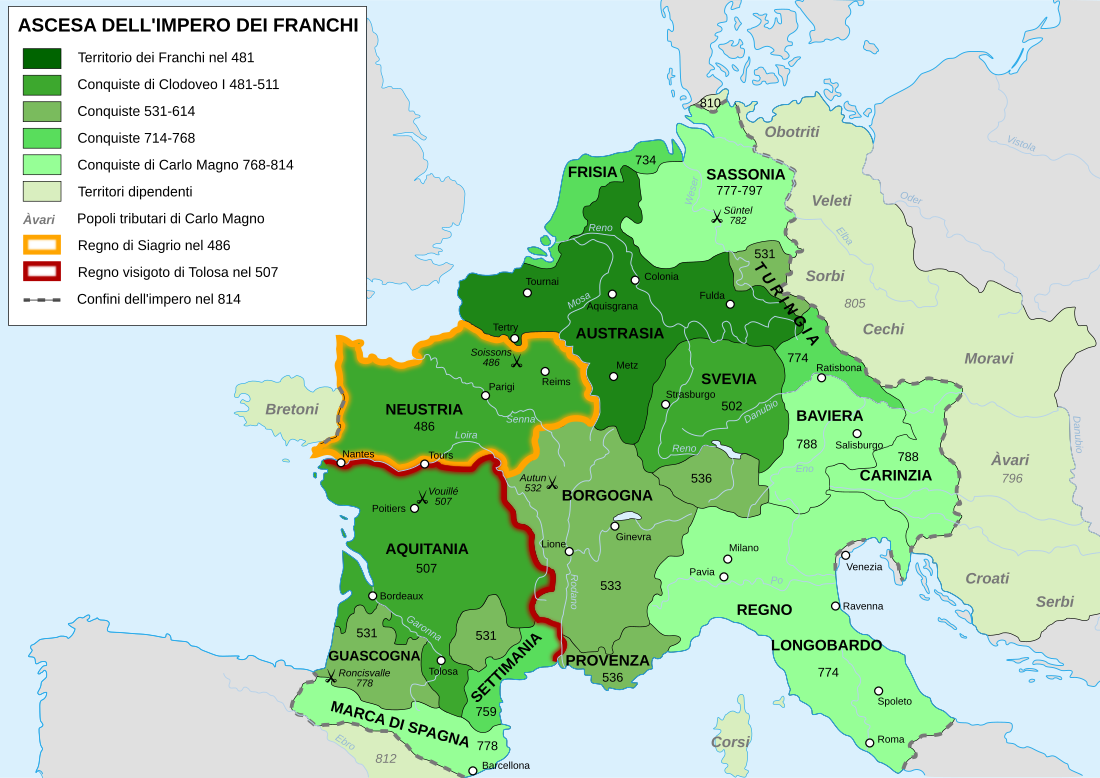 File:Frankish Empire 481 to 814-it.svg