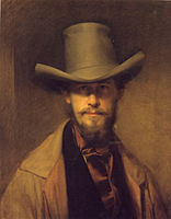 Franz Eybl: Self Portrait, about 1840.