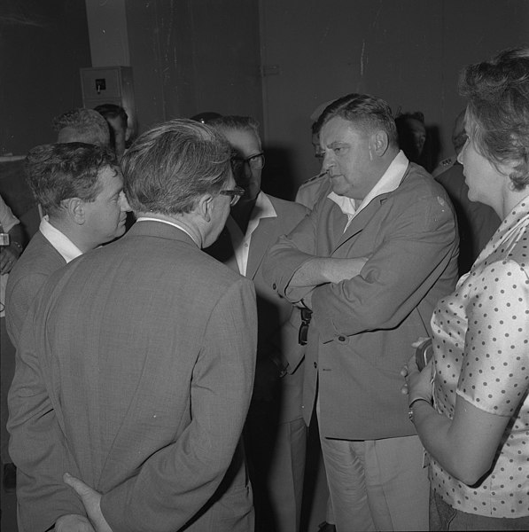 Strauss during a 1963 visit to Israel