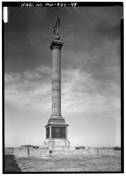 File:GENERAL PERSPECTIVE VIEW OF NEW YORK STATE MONUMENT, JUST NORTH OF VISITORS CENTER, EAST SIDE OF OLD HAGERSTOWN PIKE - Antietam National Battlefield, Sharpsburg, Washington HABS MD,22-SHARP.V,9-49.tif