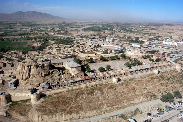 Das historische Fort in Gardez