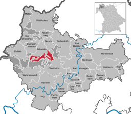 Läget för Geiersnest-Ost i Landkreis Bad Kissingen