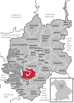 Läget för Winkelhaid i Landkreis Nürnberger Land