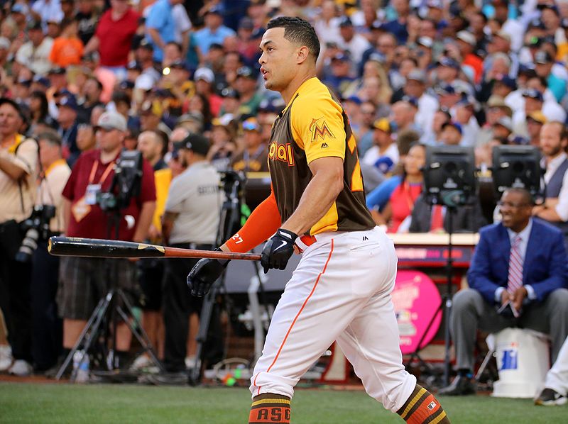 File:Giancarlo Stanton competes in final round of the '16 T-Mobile -HRDerby (28568340495).jpg