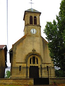 Gincrey L'église Sainte-Agathe.JPG