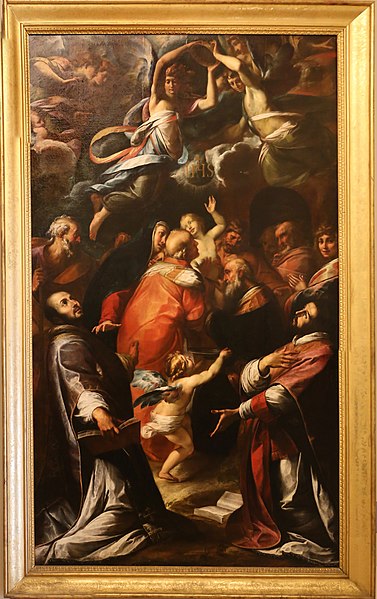 File:Giulio cesare procaccini, circoncisione di gesù coi santi Ignazio e Francesco, 1616, 01.jpg