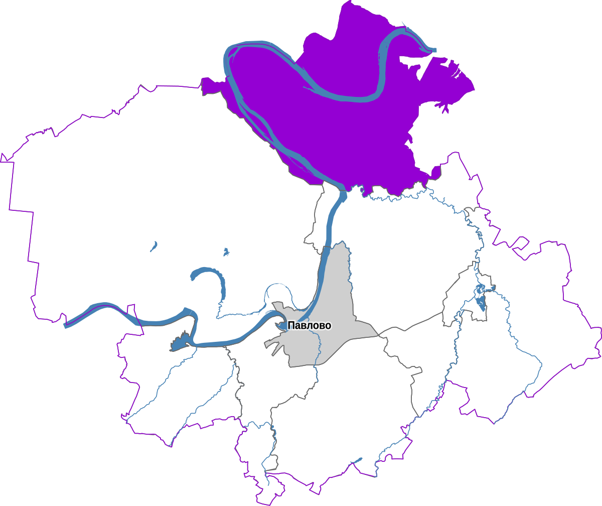 Карта горбатова нижегородской области